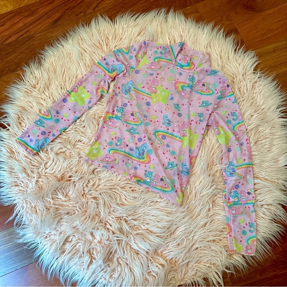 Dolls Kill | Tops | Dolls Kill Care Bear Mesh Long Sleeve Top | Poshmark